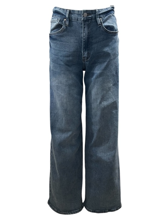 Fashion Nova Denim - Fashion Nova Women's Wide Leg Jeans - Medium Blue Wash Size 9 Inseam 31